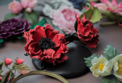 Leather Flowers with Svetlana Faulkner for London Hat Week 2020